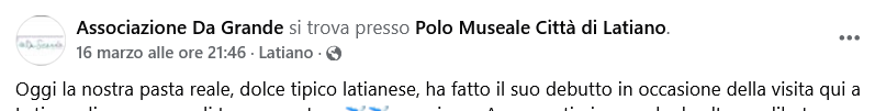 POST Facebook associazionedagrande